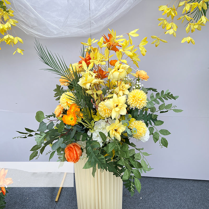 C042:2023 New Flower Centerpiece Bouquet Table Decoration Flower Set Rose Morning