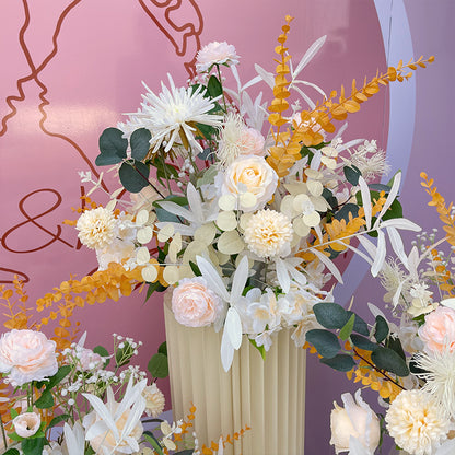 C014:2023 New Flower Centerpiece Bouquet Table Decoration Flower Set Rose Morning