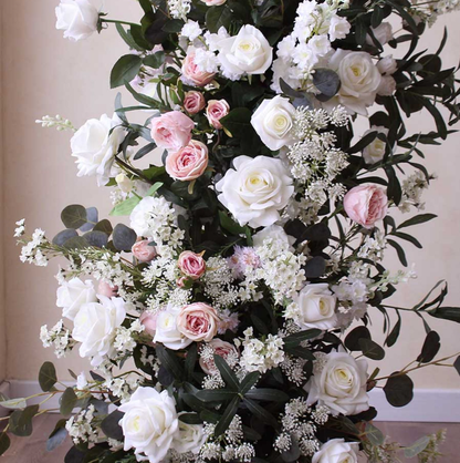 Z010:2023 New Wedding Party Background Floral Arch Decoration Including Frame Rose Morning