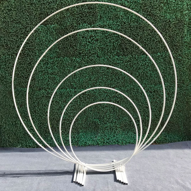 J002:round arch wedding arch frame Rose Morning
