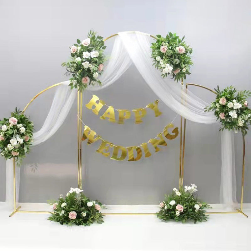 J004:wedding props decorative arches crown arches Rose Morning