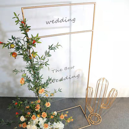 Rose Morning J016: New wedding background decoration flower arch is an artificial flower arch for wedding background decoration, made of metal, easy to assemble and disassemble. Made of artificial flowers, this floral arch is available in a variety of colors to match your wedding theme. Big enough for your guests to take pictures and keep. This floral arch is the perfect decoration for any wedding and is sure to impress your guests.