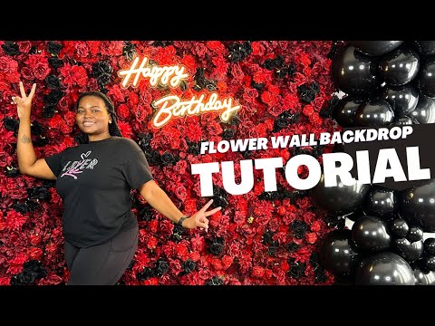 Zack：2D Fabric Artificial Flower Wall Rolling Up Curtain Flower Wall