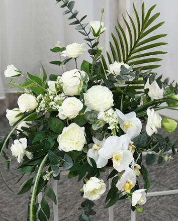 W020:2023 New Flower Centerpiece Bouquet Table Decoration Flower Set Rose Morning