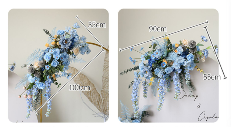 W032:2023 New Flower Centerpiece Bouquet Table Decoration Flower Set Rose Morning