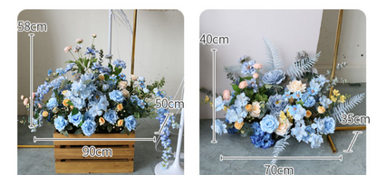 W032:2023 New Flower Centerpiece Bouquet Table Decoration Flower Set Rose Morning